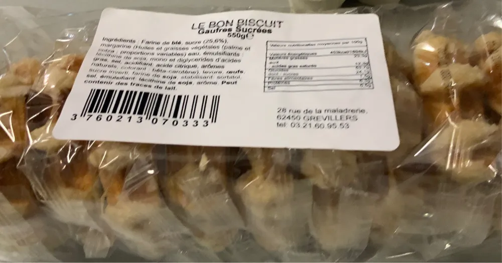Gaufres Sucrées
