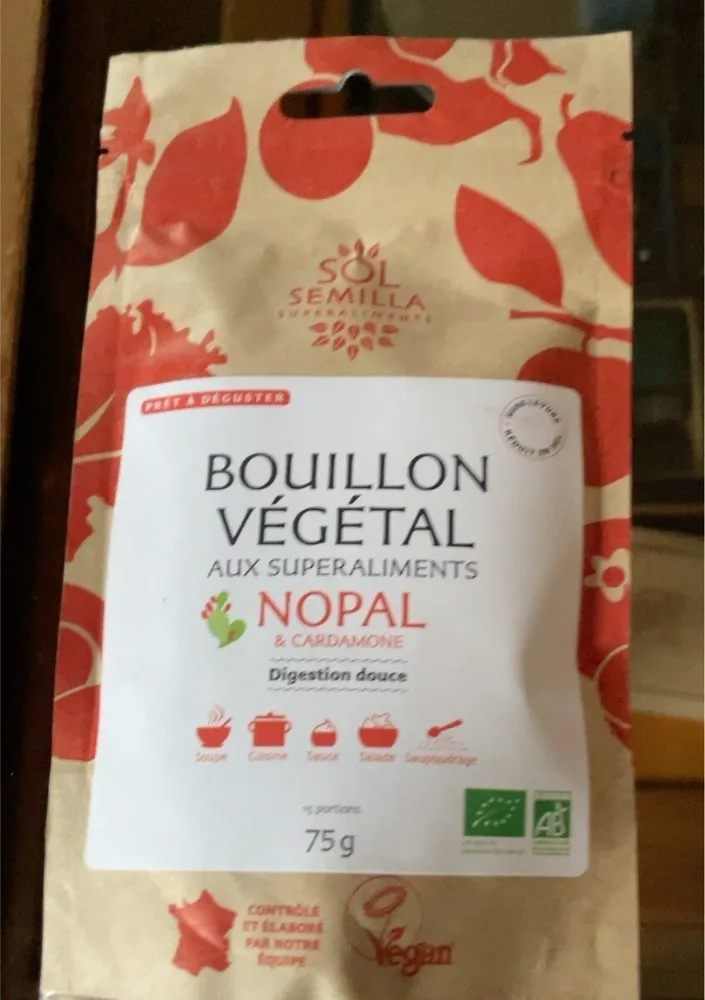 Bouillon Végétal Nopal Cardamone