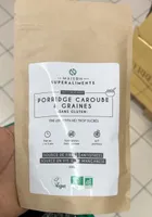 Porridge caroube et graines sans gluten