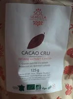 Beurre De Cacao Cru Bio 125G Sol Semilla
