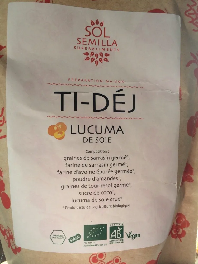 Ti Déj Lucuma Bio - 350 G - Sol Semilla
