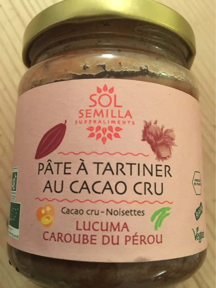 Pate a tartiner cacao cru