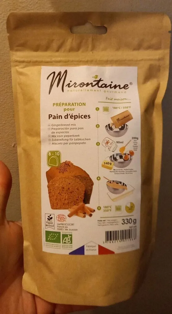 Préparation pour pain d'épices