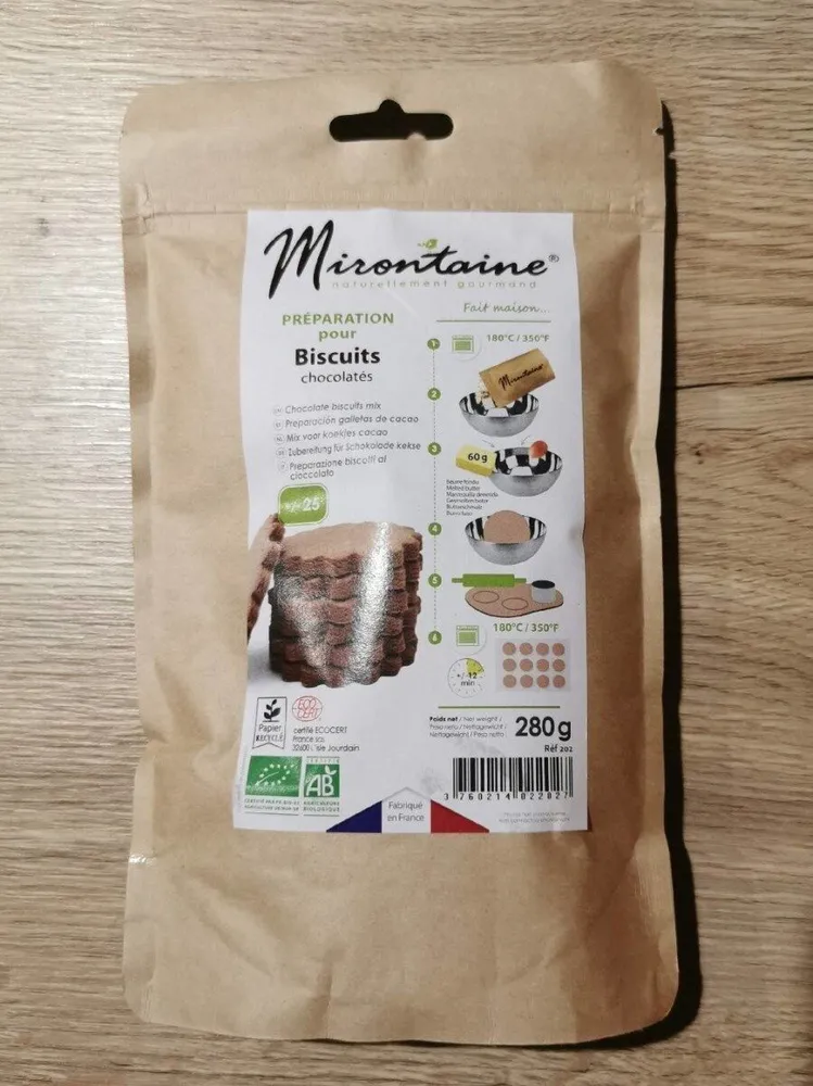 Préparation pour biscuits chocolatés
