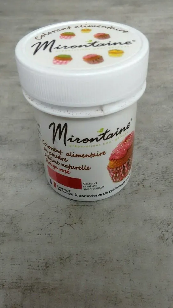 Colorant alimentaire rouge rosé