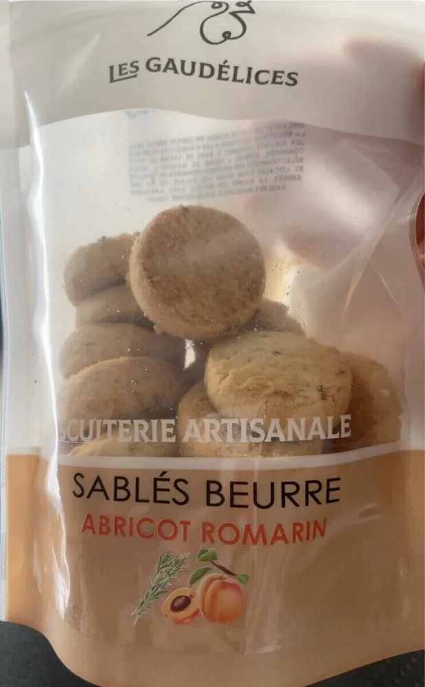 Sablés beurre abricot romarin