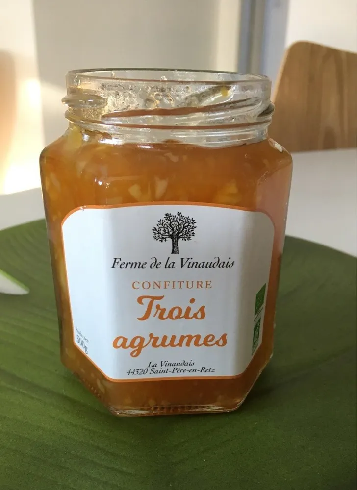 Confiture trois agrumes
