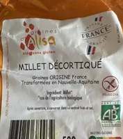 Millet décortiqué