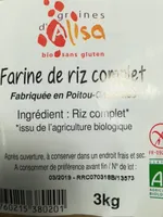 Farine De Riz Complet