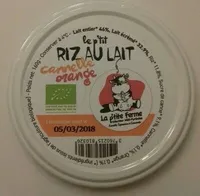 Riz au lait orange cannelle