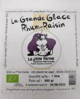 Glace rhum raisin