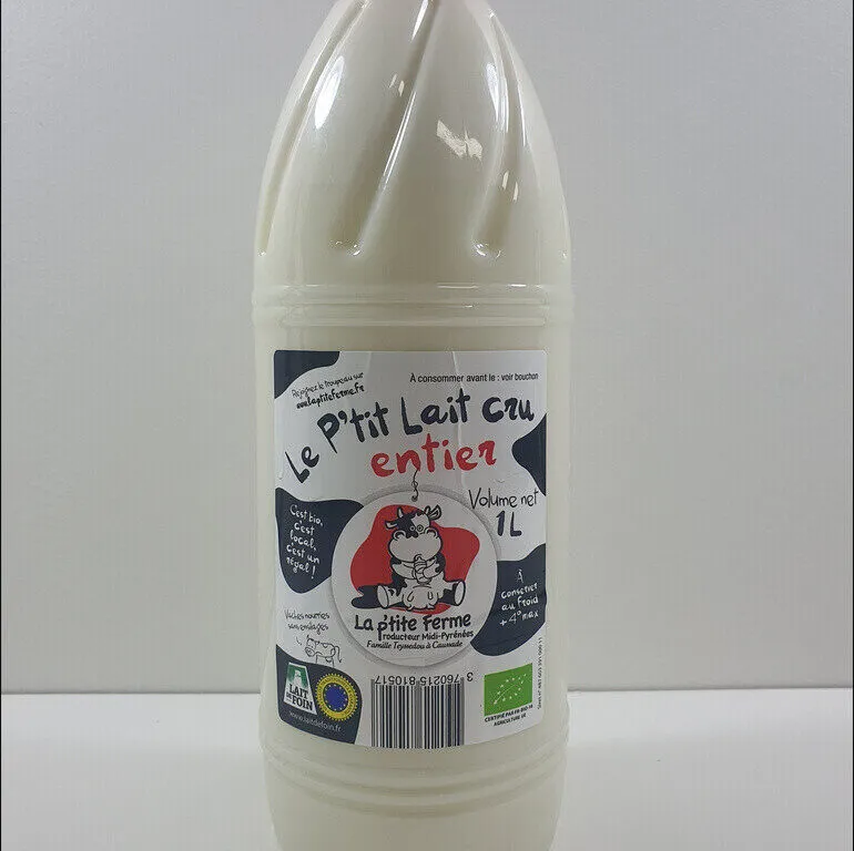 Lait cru biologique