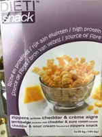Zippers aromes cheddar et creme aigre