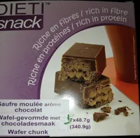 Gaufre moulée arôme chocolat