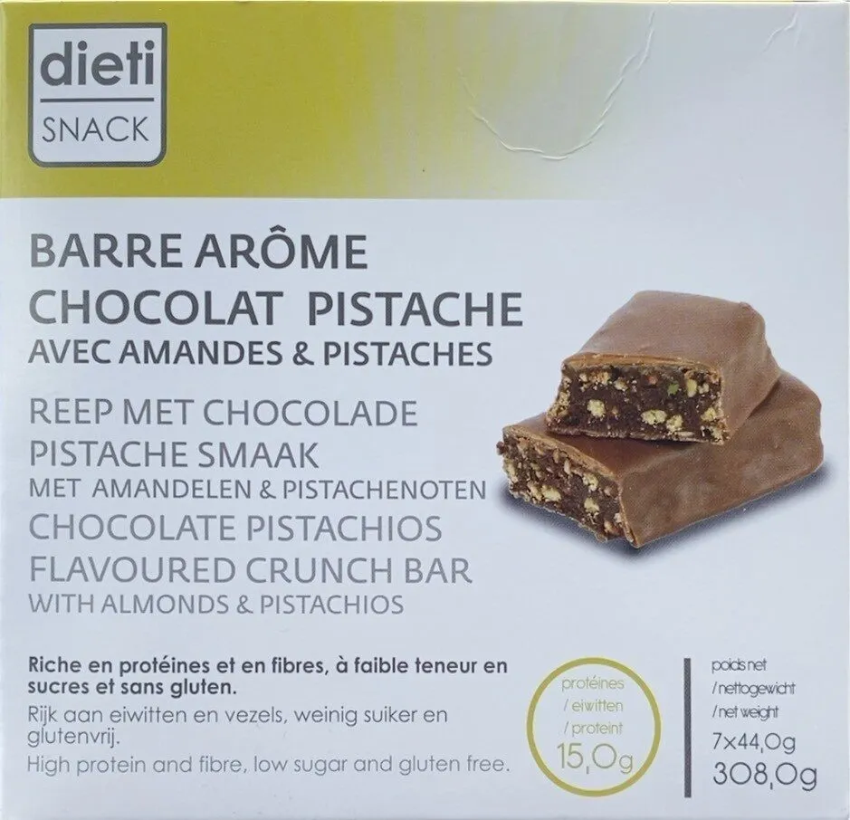 Barre arome Chocolat Pistache