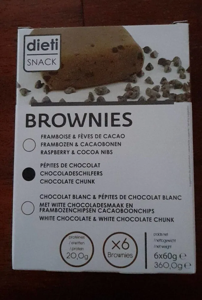 Brownies pépites de chocolat
