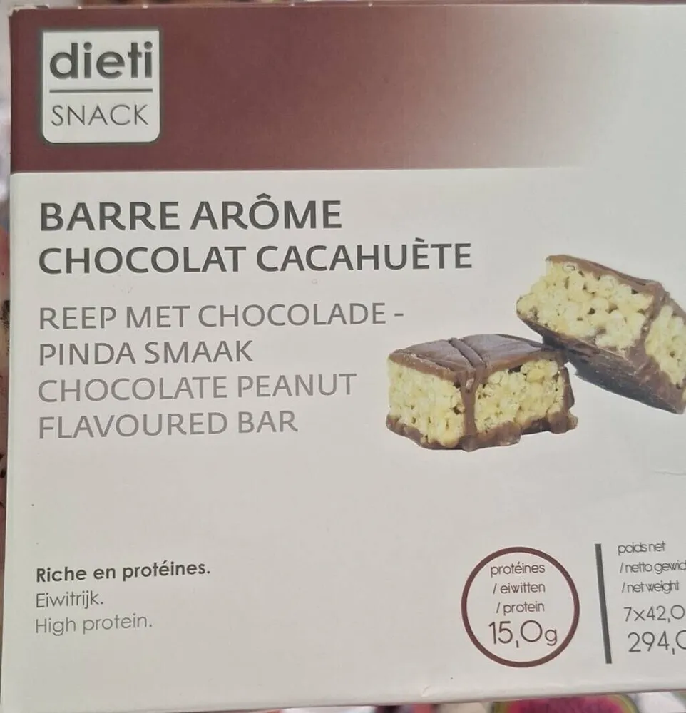 Barre arôme chocolat cacahuete