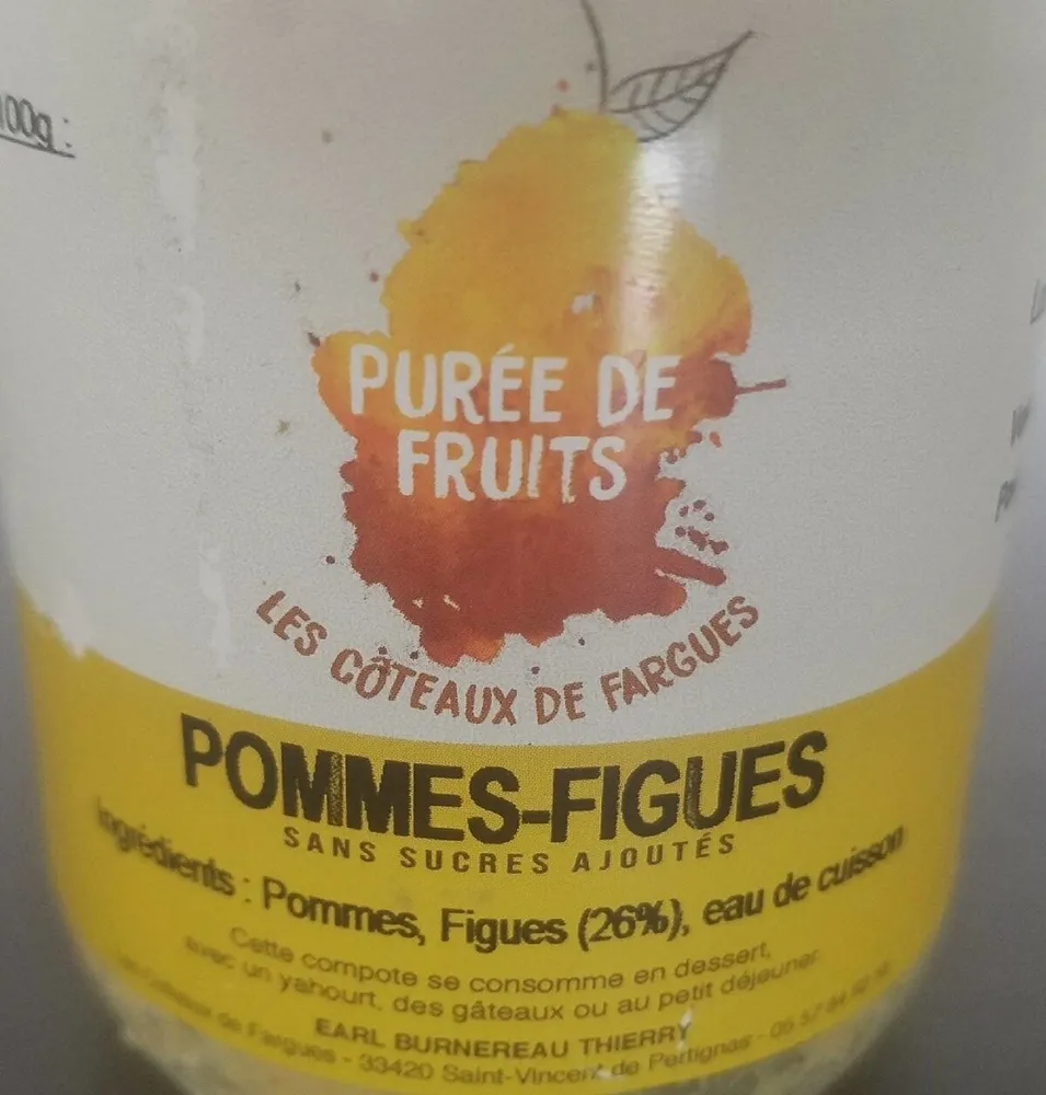 Purée de fruit pommes-figues