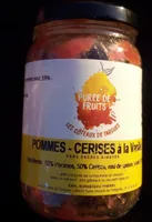 Purée de fruits pommes-cerises à la vanille