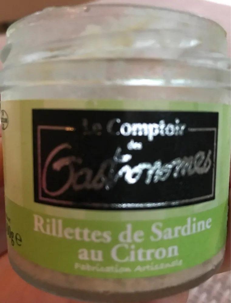 Rillettes de sardines au citron