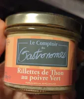 Rillettes de thon au poivre vert
