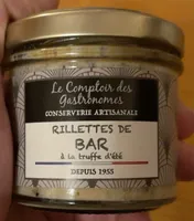 Rillettes de bar à la truffe d’été