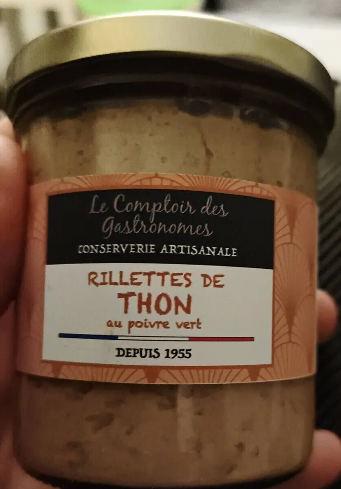 Rillette de thon au poivre vert