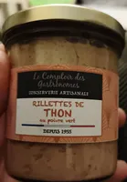 Rillette de thon au poivre vert