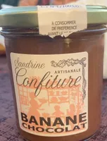 Confiture banane chocolat
