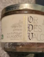 Terrine de pintade aux truffes de Bourgogne