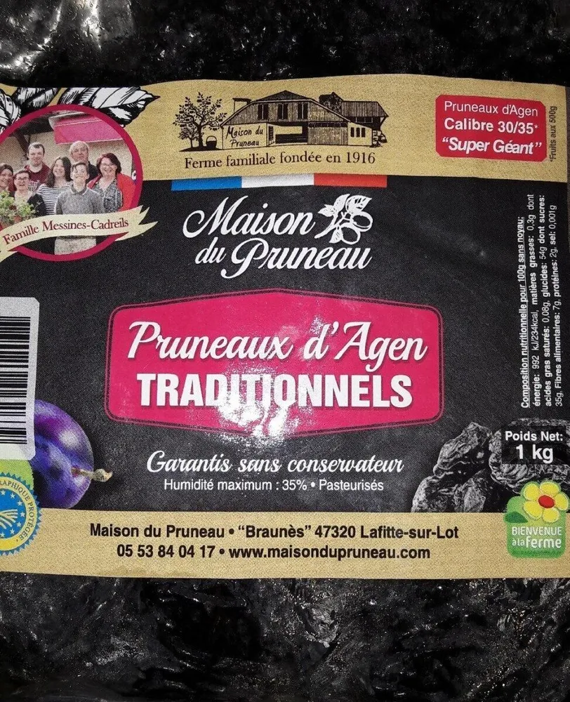 Pruneaux d'Agen traditionnels