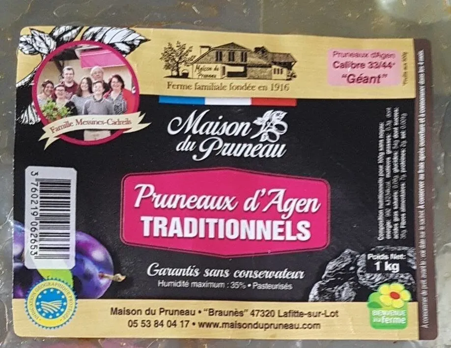 Pruneaux d'Agen traditionnels