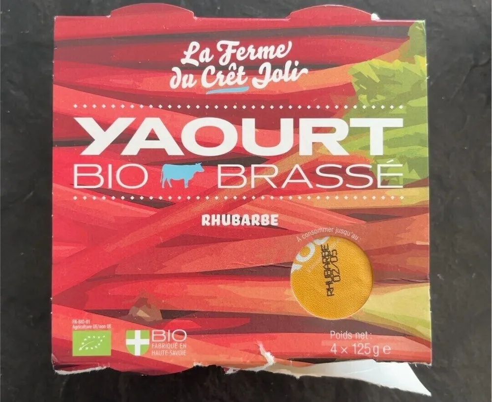 Yaourt bio brassé