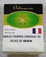 Sablés fourrés chocolat