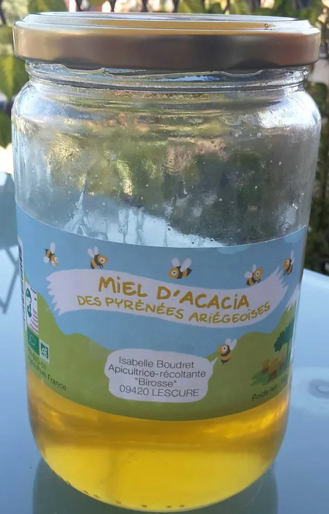 Miel d'Acacia des Pyrénées Ariégeoises