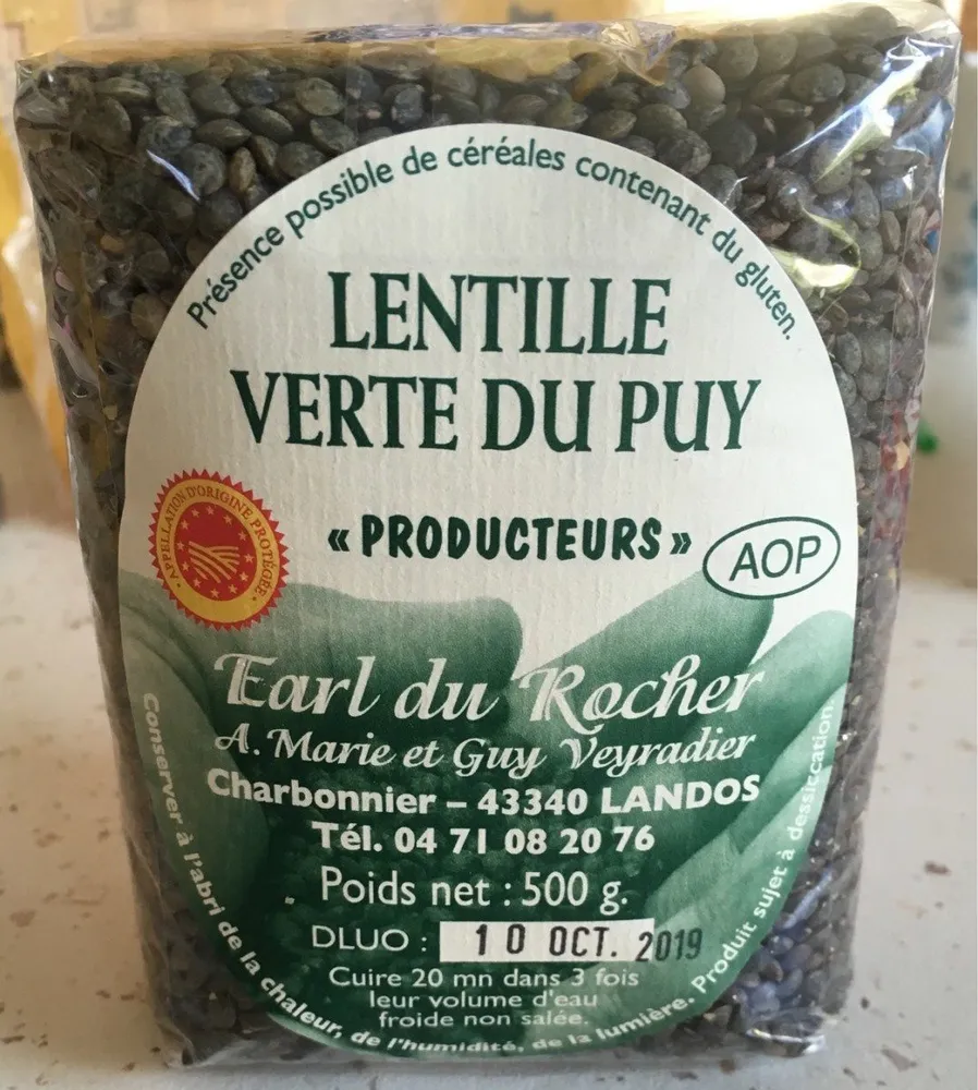 Lentille verte du Puy
