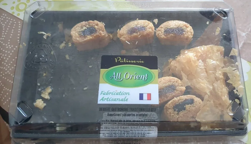 Assortiment pâtisseries orientales
