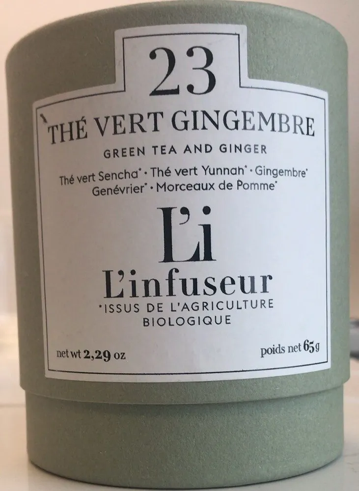 Thé vert gingembre