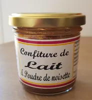 Confiture de lait à poudre de noisette