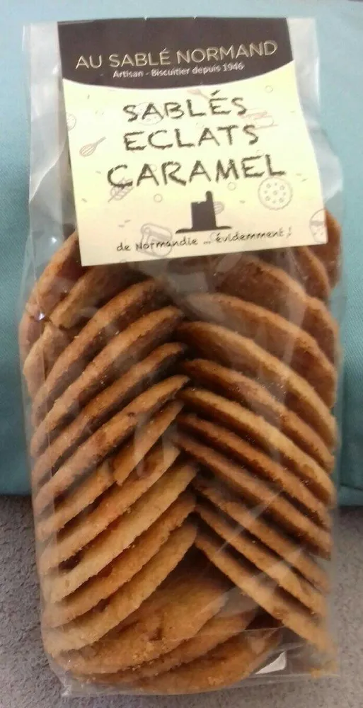 Sablés éclats caramel