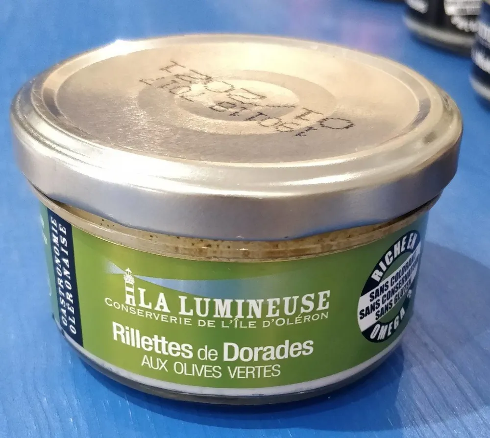 Rillettes de Dorades aux Olives Vertes
