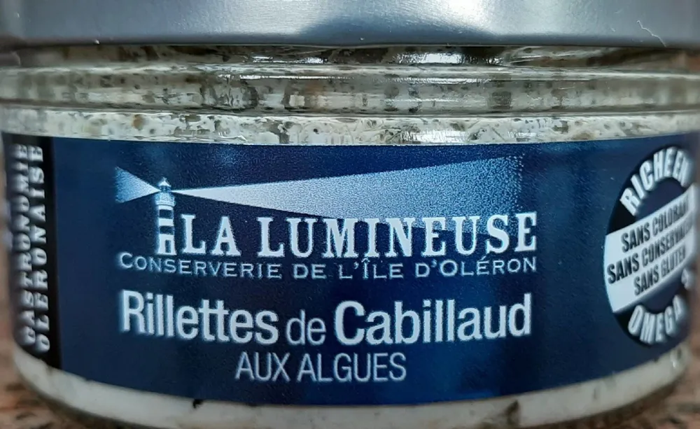 Rillettes de cabillaud aux algues
