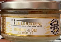 Rillettes de bar aux morilles