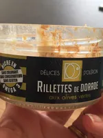 Rillette de daurade aux olives vertes