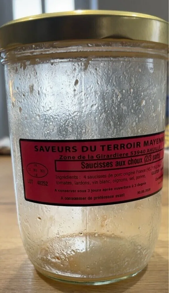 Saucisses au choux