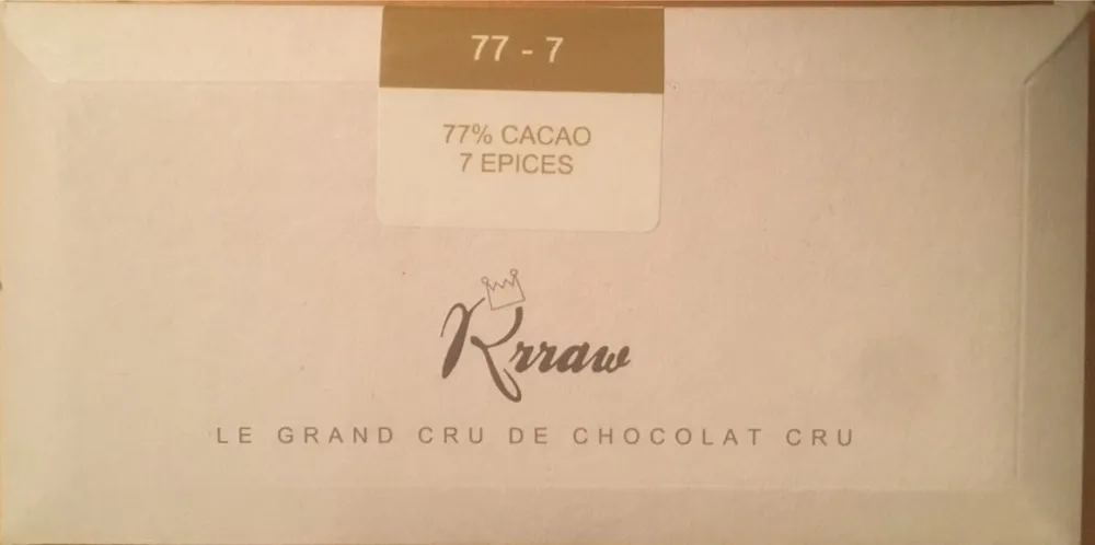 77% cacao 7 epices