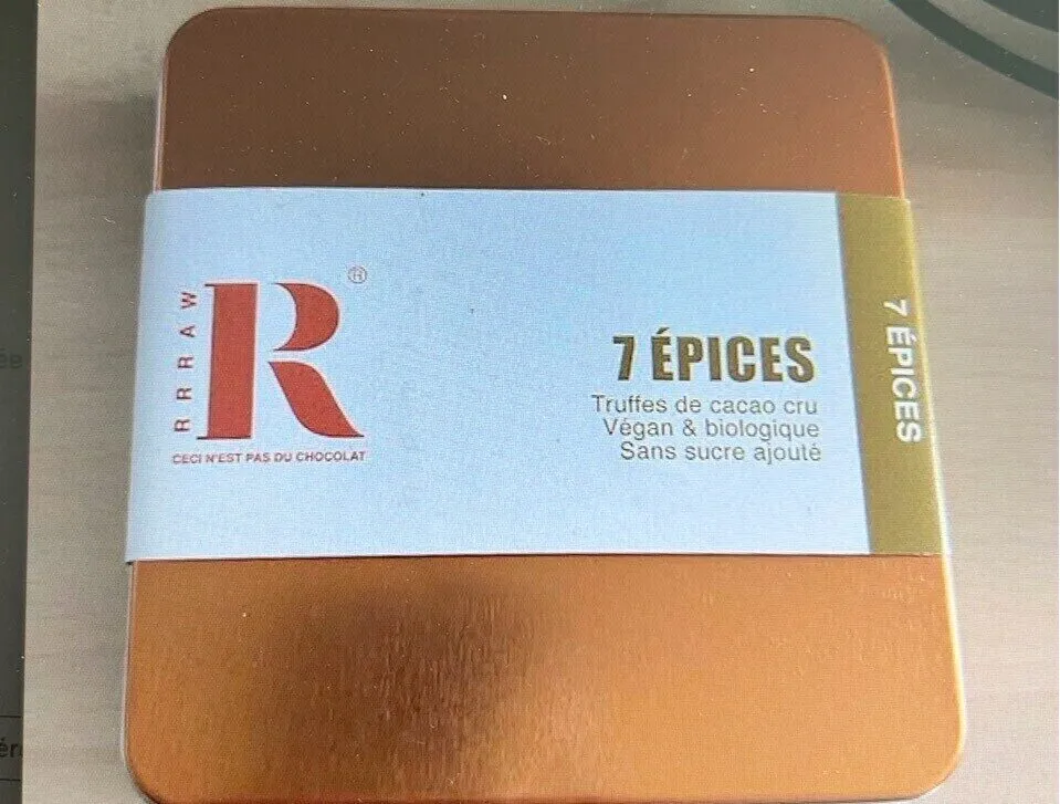 Truffes au cacao cru aux 7 épices