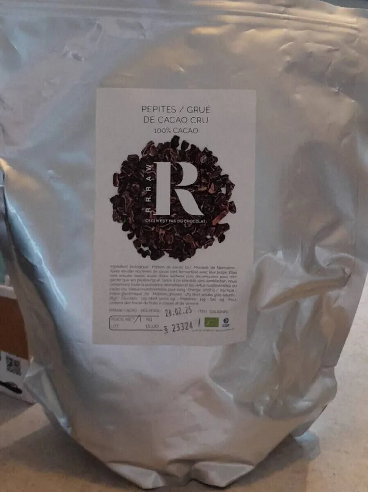 PEPTES / GRUE DE CACAO CRU 100% CACAO