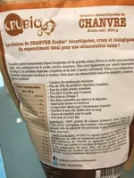Crubio Graines De Chanvre Décortiquées c