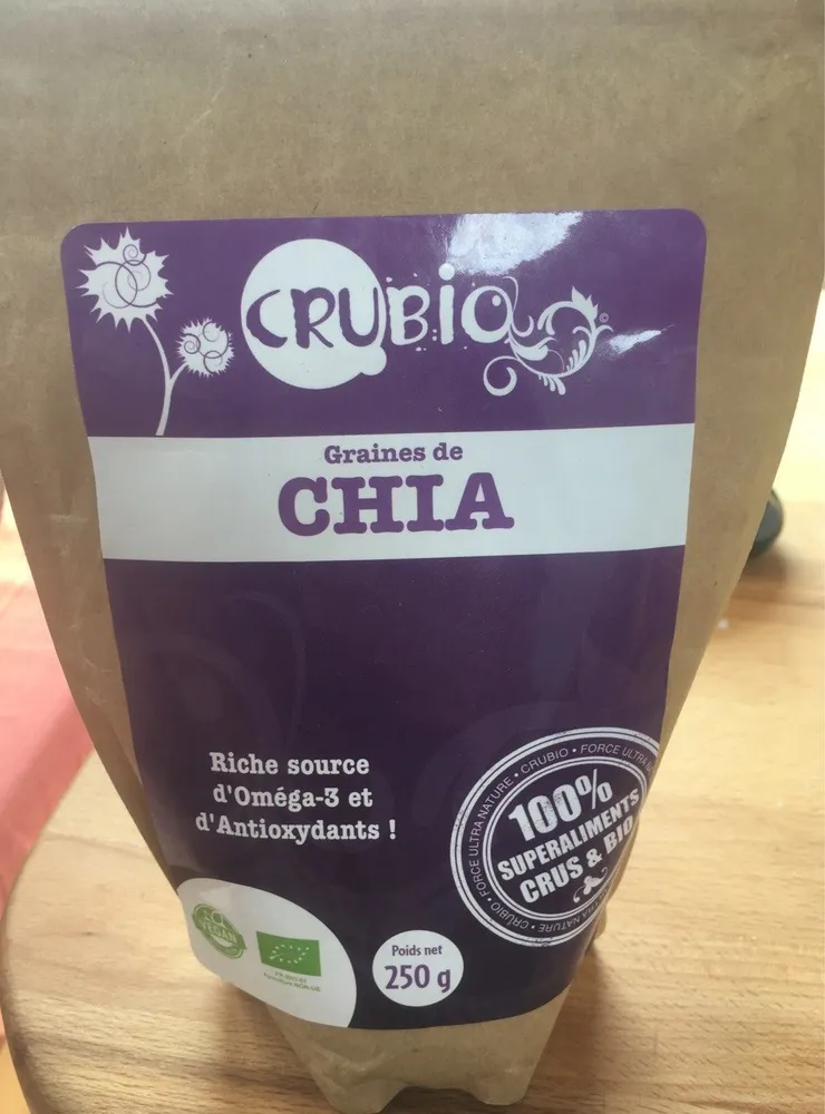 Crubio Chia Graines (biologique) 250g